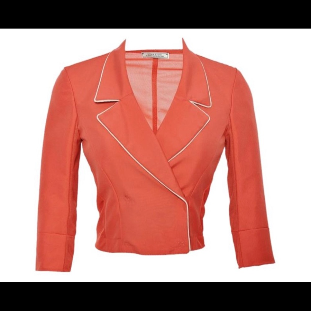 NWT NINA RICCI cropped blazer